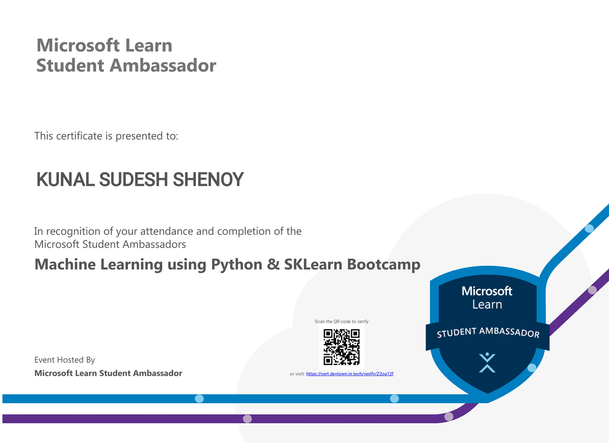 Machine Learning using Python & Sklearn Bootcamp